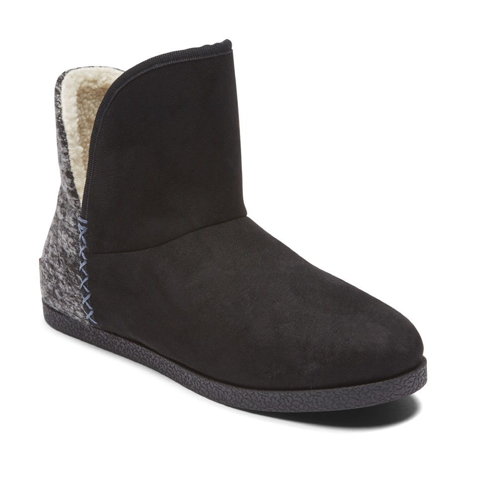 Rockport Støvler Dame Svart - Trutech Veda Slipper - HUAN87419